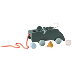 Done By Deer™ Nachziehwagen Krokodil Croco, Grün