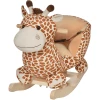 HOMCOM Kinder Schaukeltier Als Giraffe Gelb, Hellbraun -Sigikid Shop homcom kinder schaukeltier als giraffe gelb hellbraun a327978