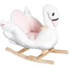 HOMCOM Kinder Schaukelwippe Als Schwan Rosa, Weiß -Sigikid Shop homcom kinder schaukelwippe als schwan rosa weiss a328377