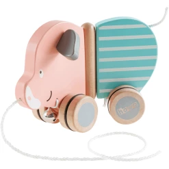 Howa Nachziehtier Schweinchen "Berta" Aus Holz