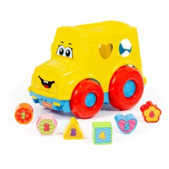 POLESIE® Bus Mit Steckbausteine (Schaukarton)